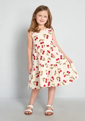 Kids The Cherries On Top Babydoll Dress