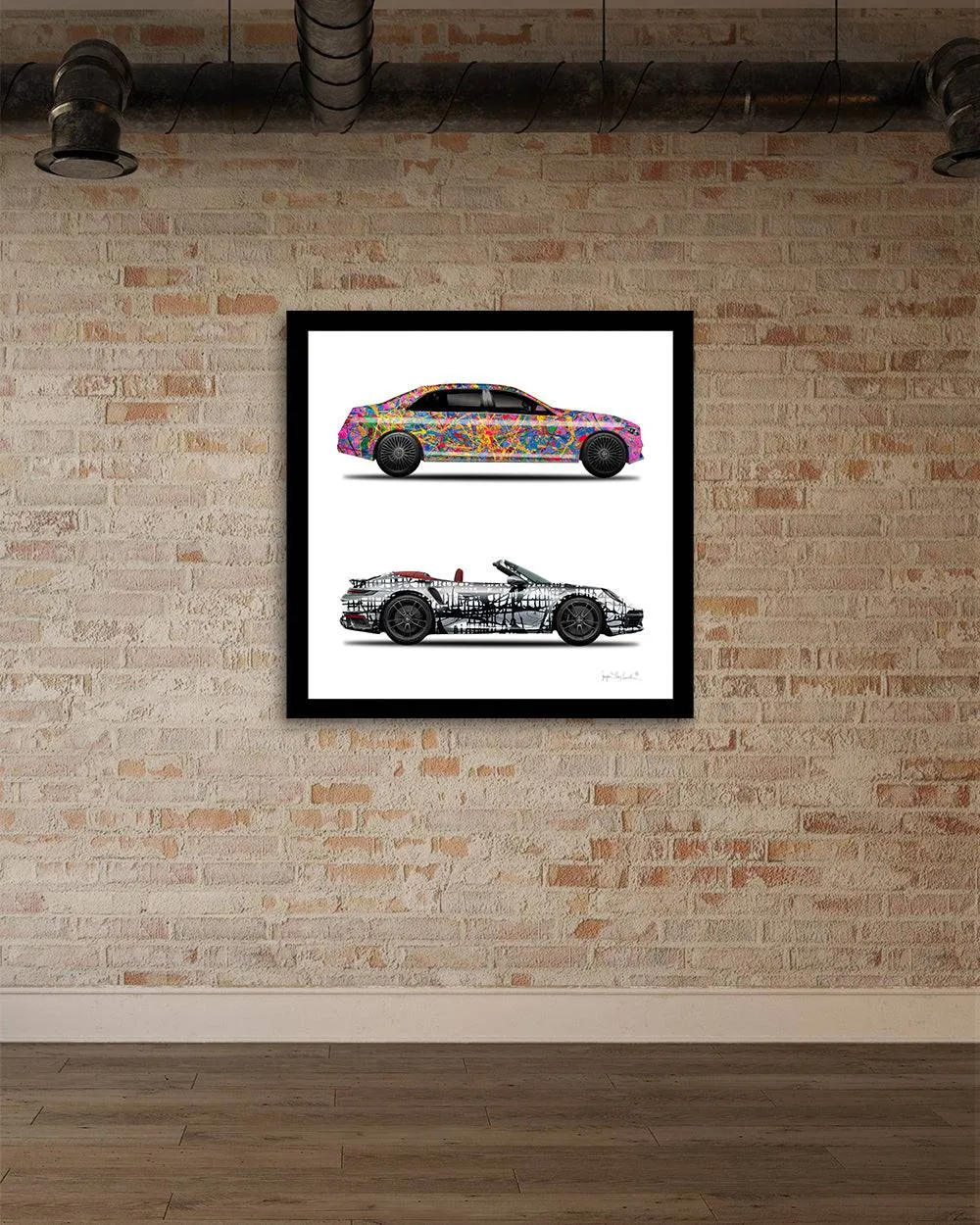 2 - Quantum Dream & Dark Matrix Cars by Jumper Maybach® (Print on Paper)