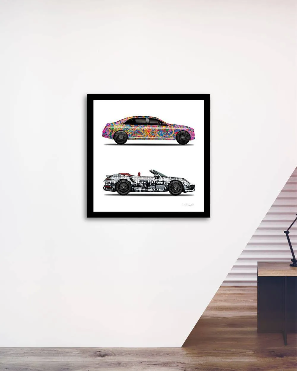 2 - Quantum Dream & Dark Matrix Cars by Jumper Maybach® (Print on Paper)