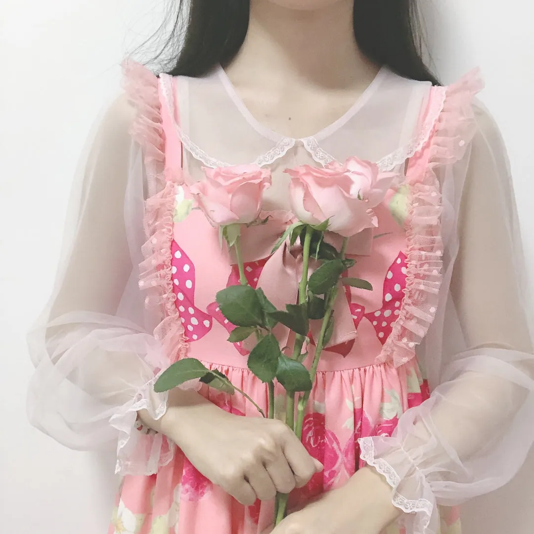 [2020 New] Yuki Hime Single Collar Pastel Babydoll Inner Blouse