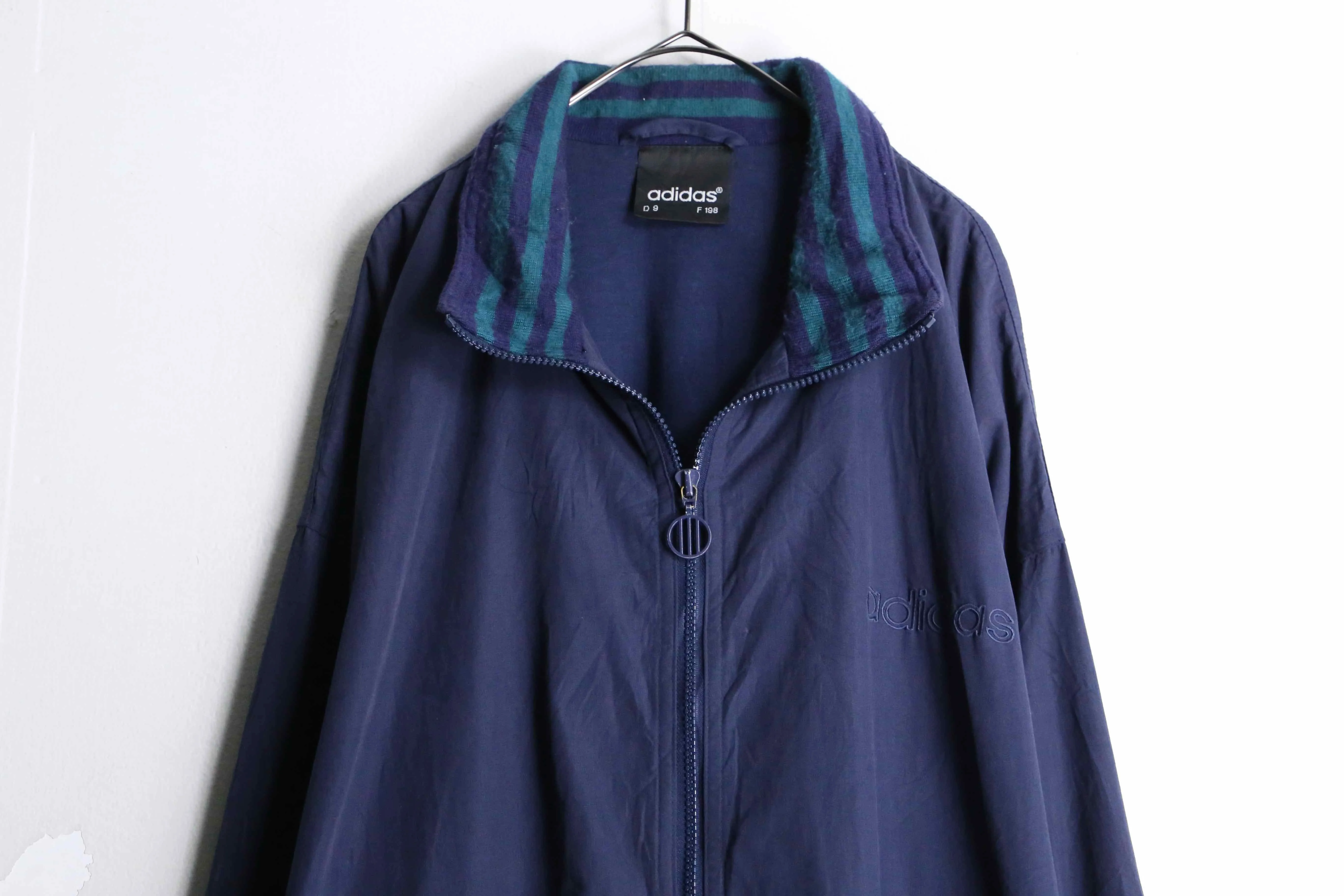 90's "adidas" navy color track jacket