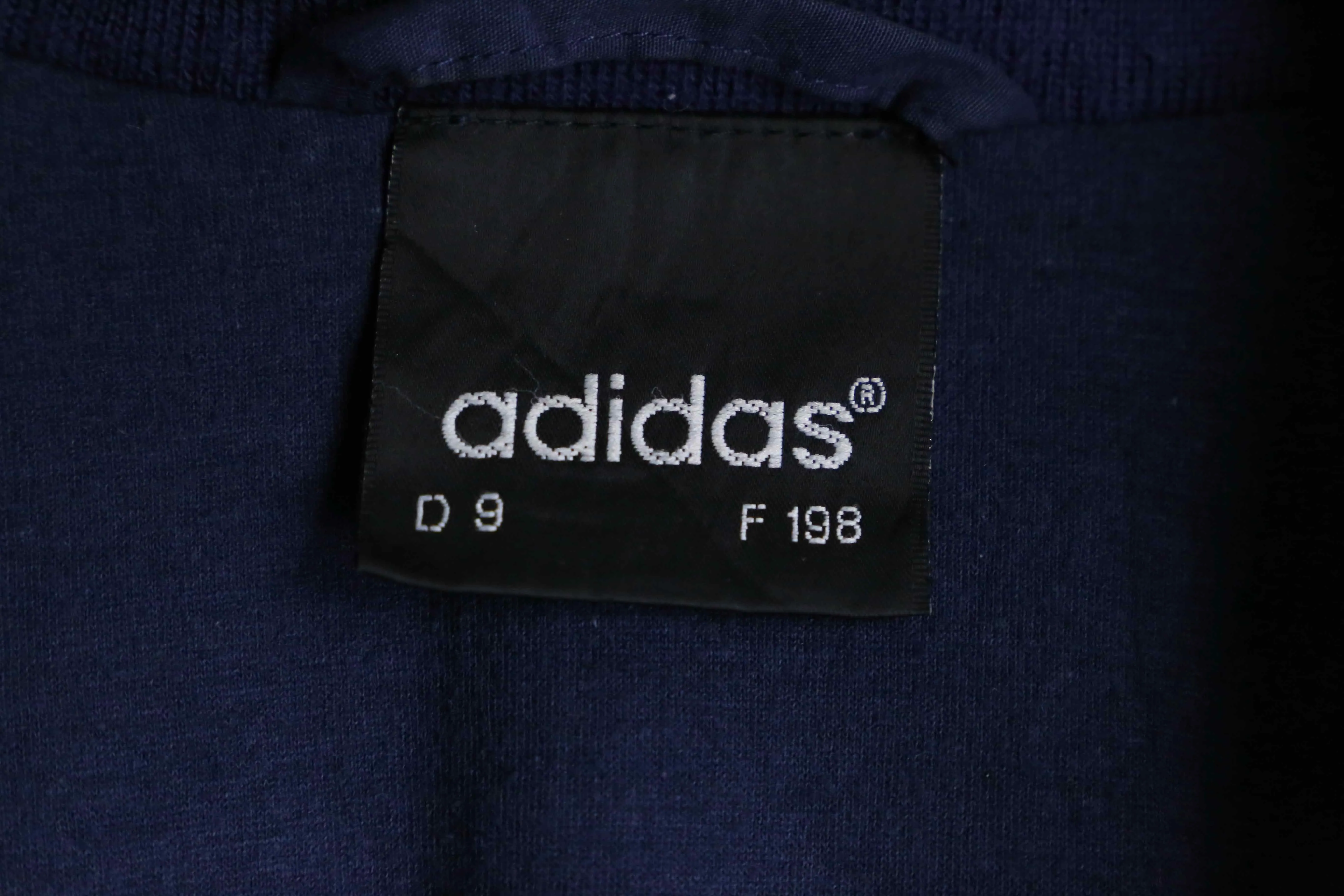 90's "adidas" navy color track jacket