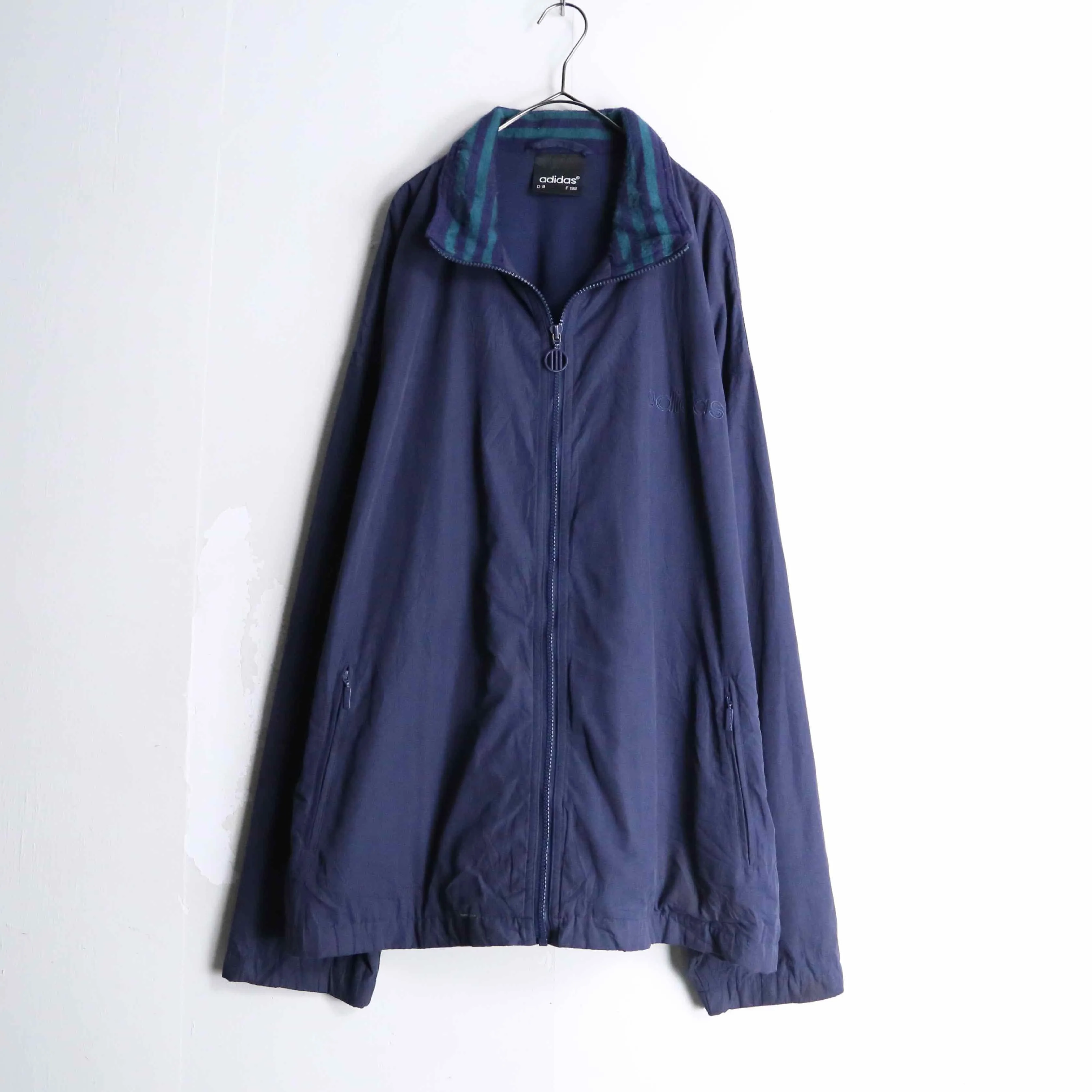 90's "adidas" navy color track jacket