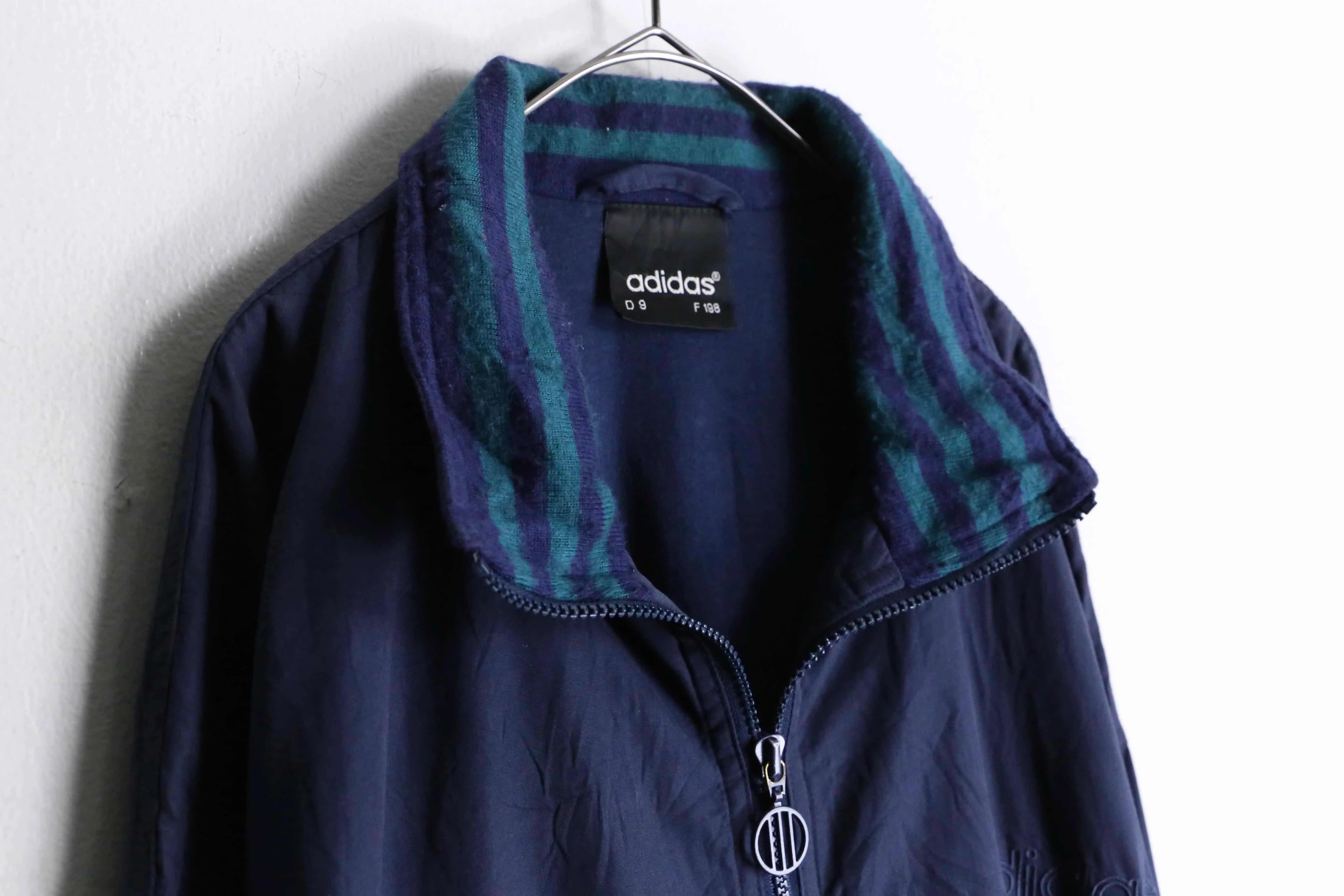 90's "adidas" navy color track jacket