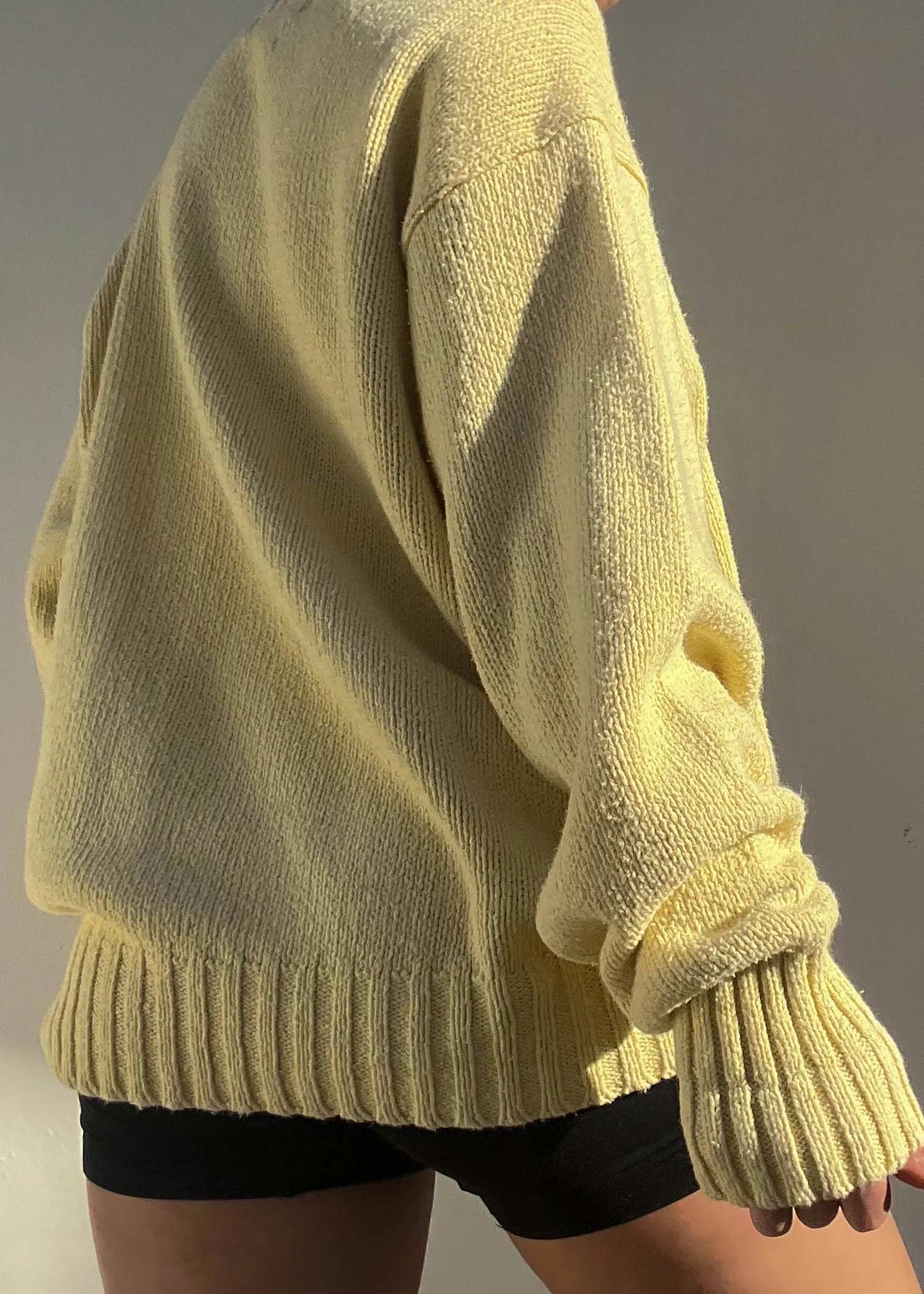 90's Yellow Ralph Lauren Knit (L)