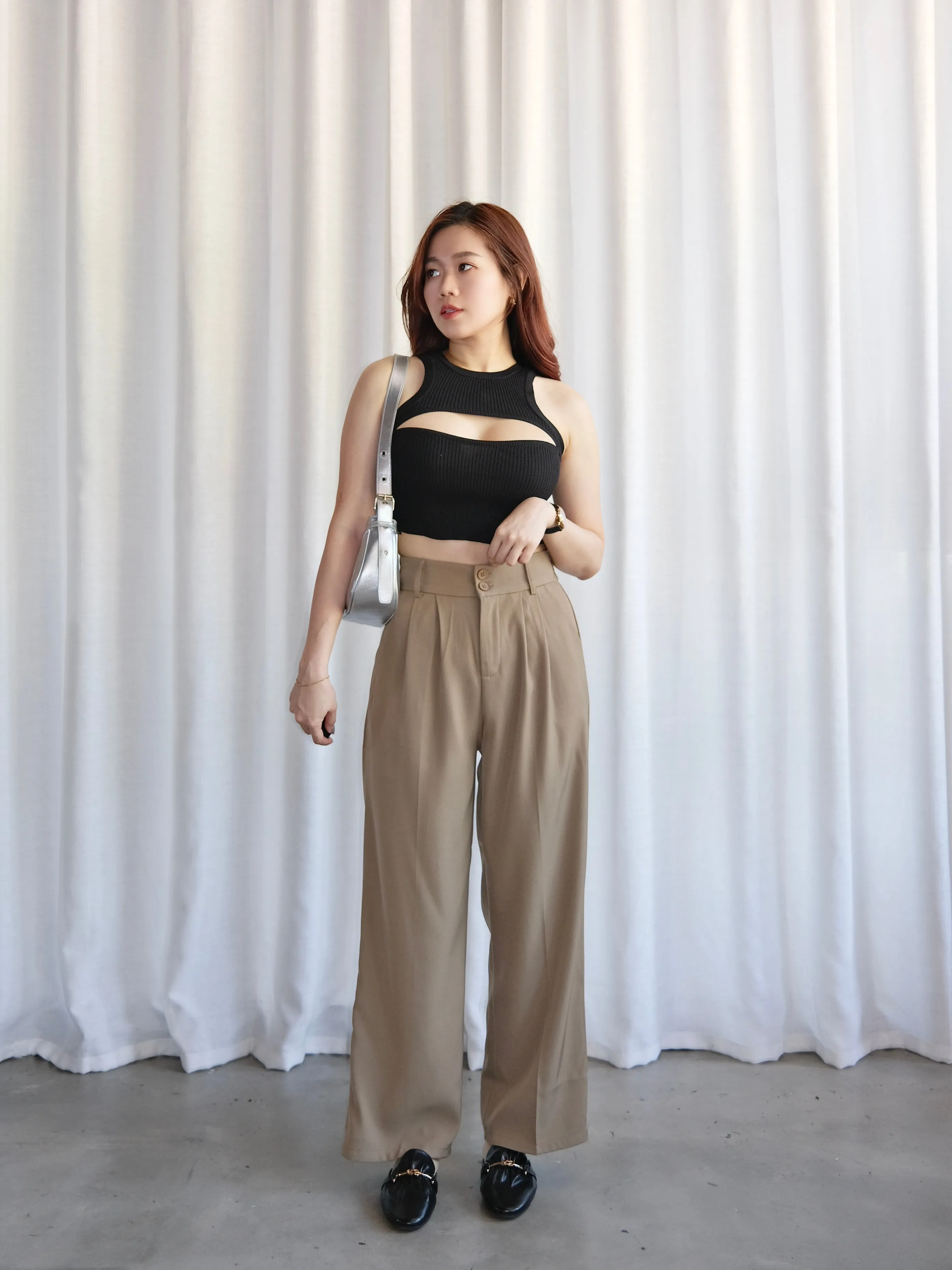 ACEWIN Basic Premium High Waist Trousers (Size S-XL) 501761