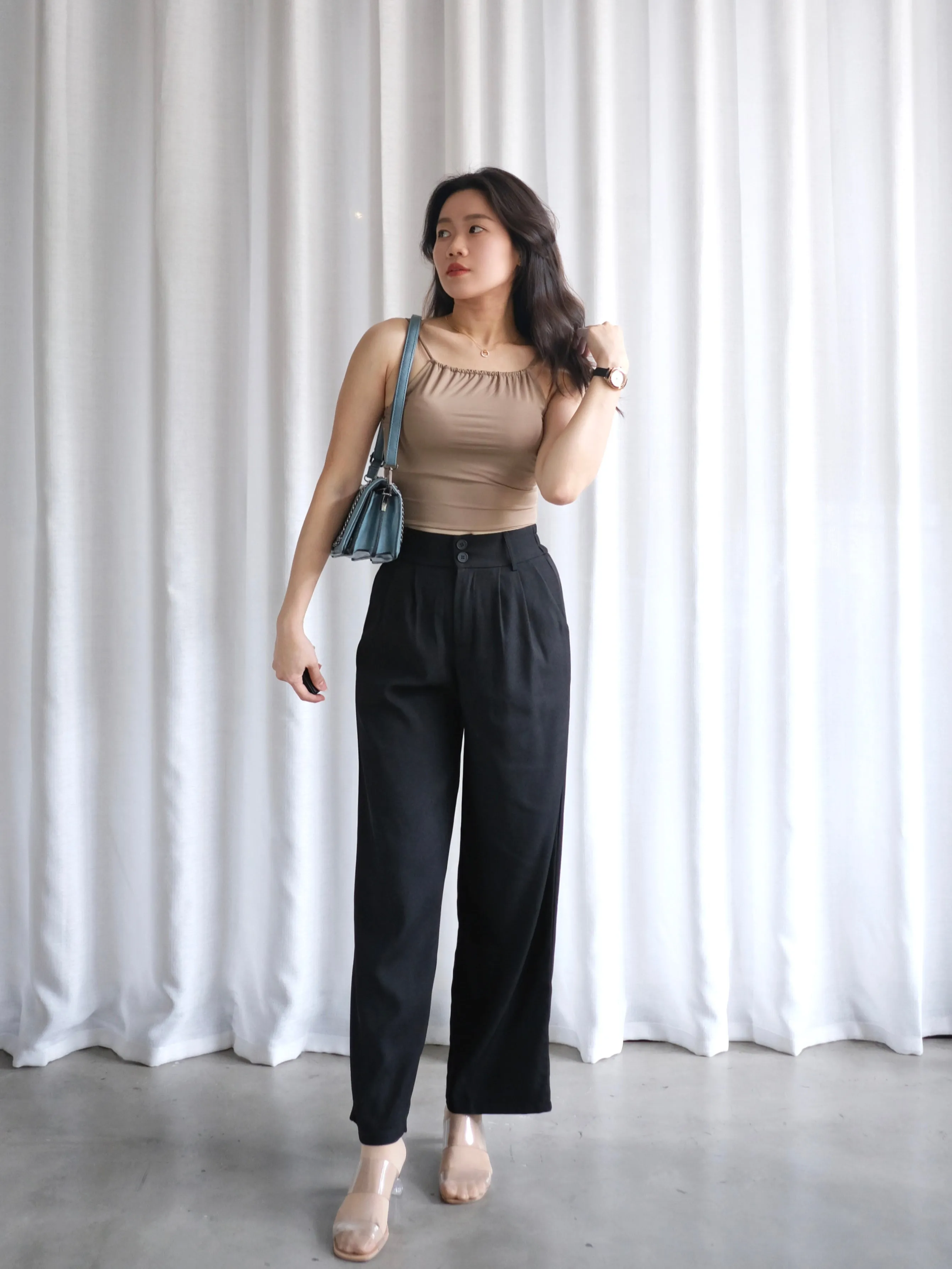 ACEWIN Basic Premium High Waist Trousers (Size S-XL) 501761