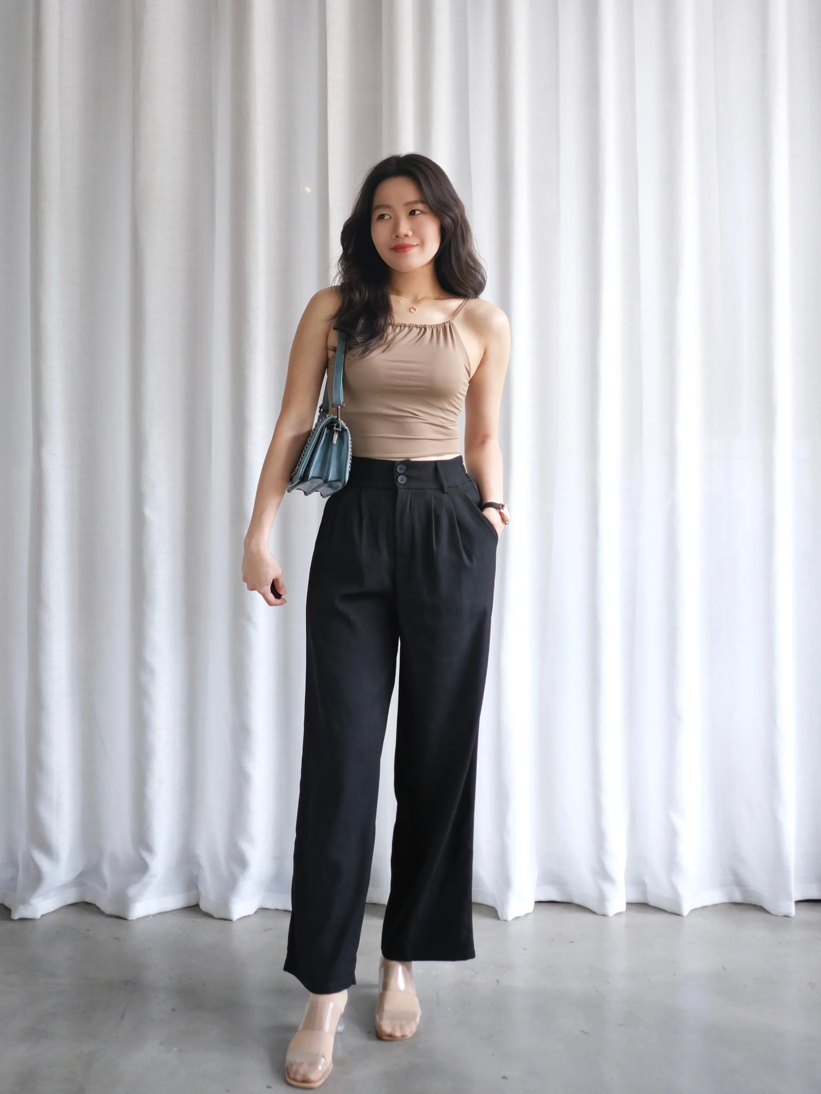 ACEWIN Basic Premium High Waist Trousers (Size S-XL) 501761