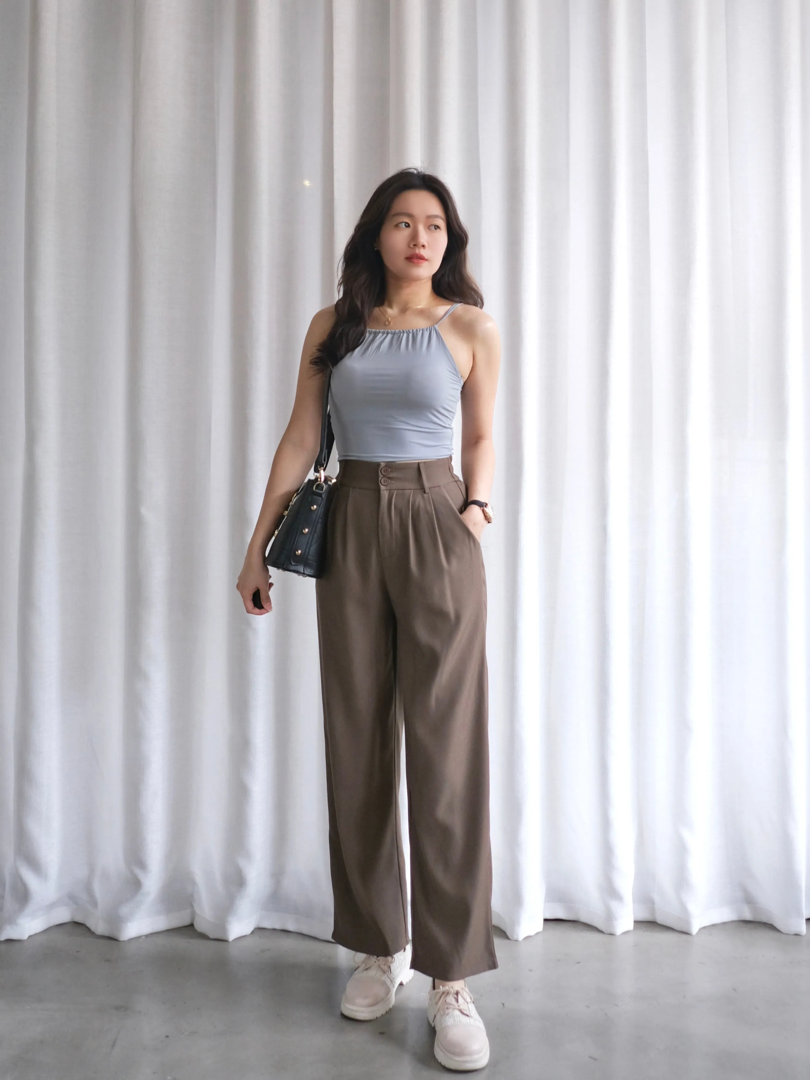 ACEWIN Basic Premium High Waist Trousers (Size S-XL) 501761