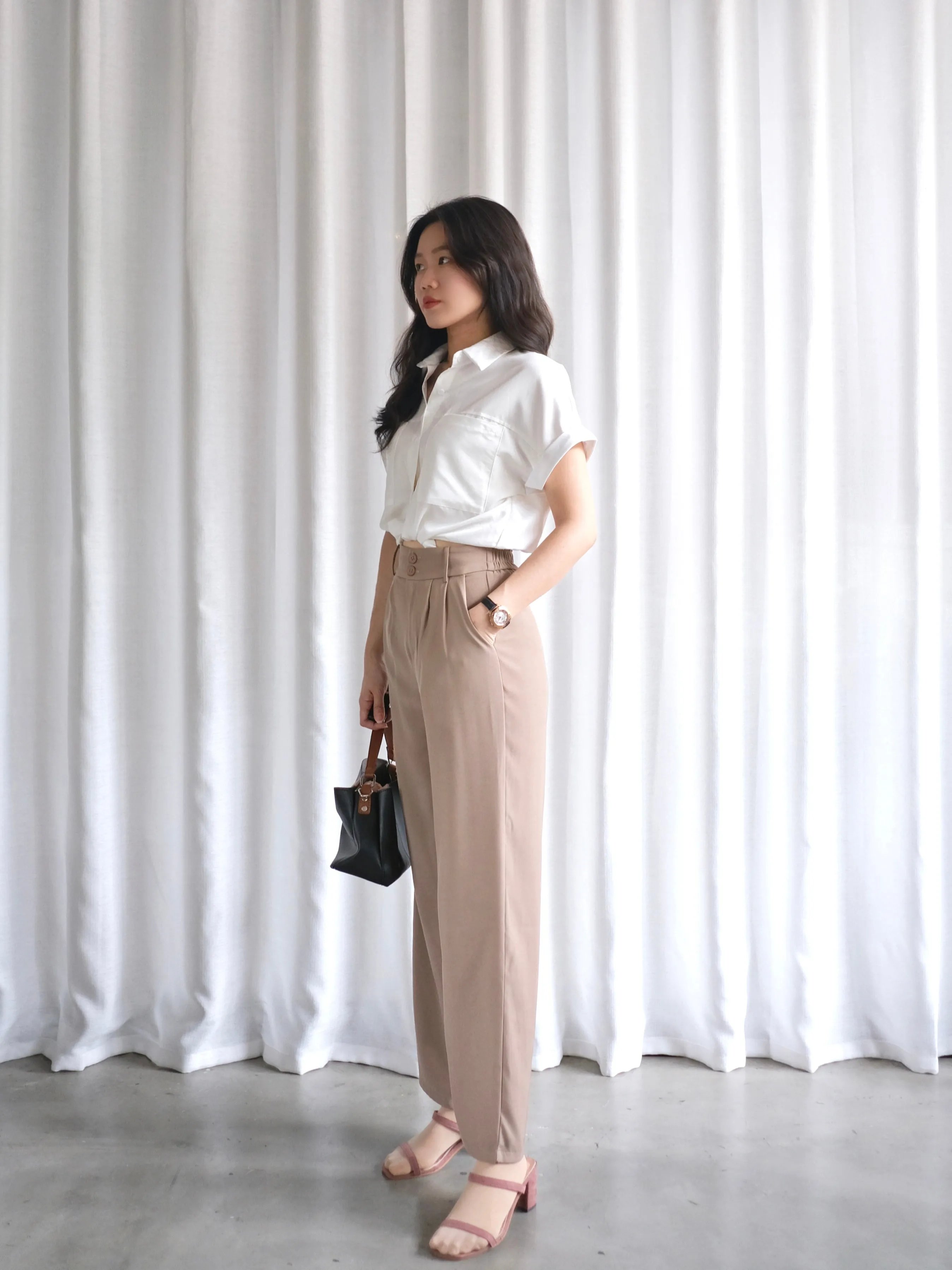 ACEWIN Basic Premium High Waist Trousers (Size S-XL) 501761