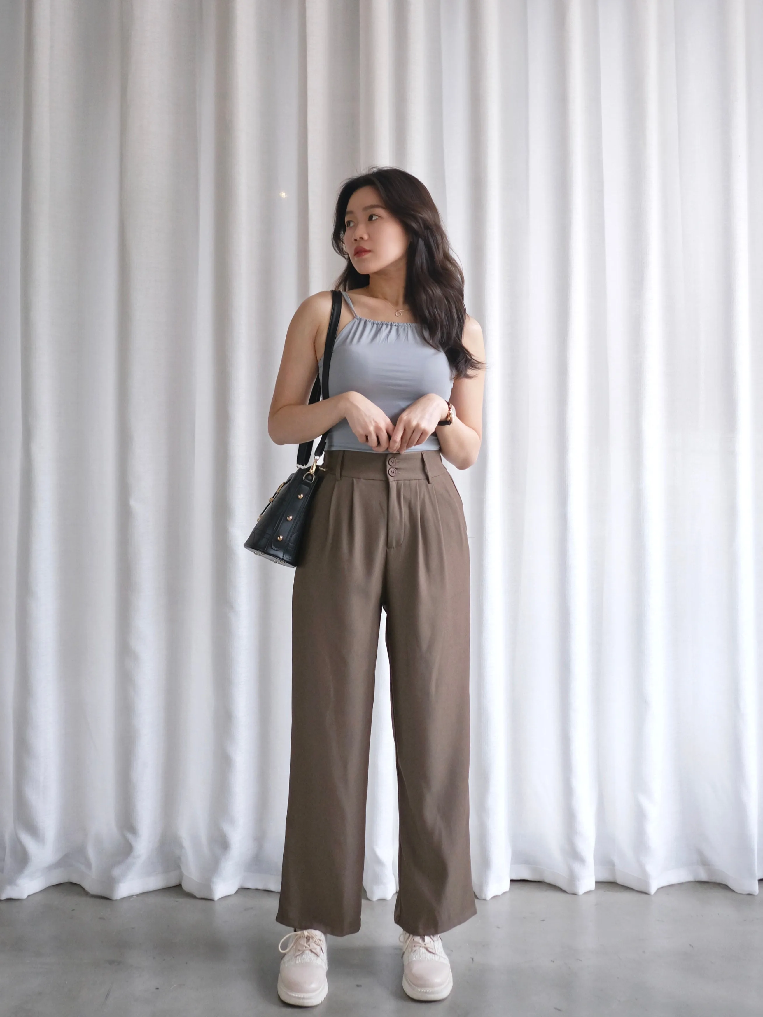 ACEWIN Basic Premium High Waist Trousers (Size S-XL) 501761