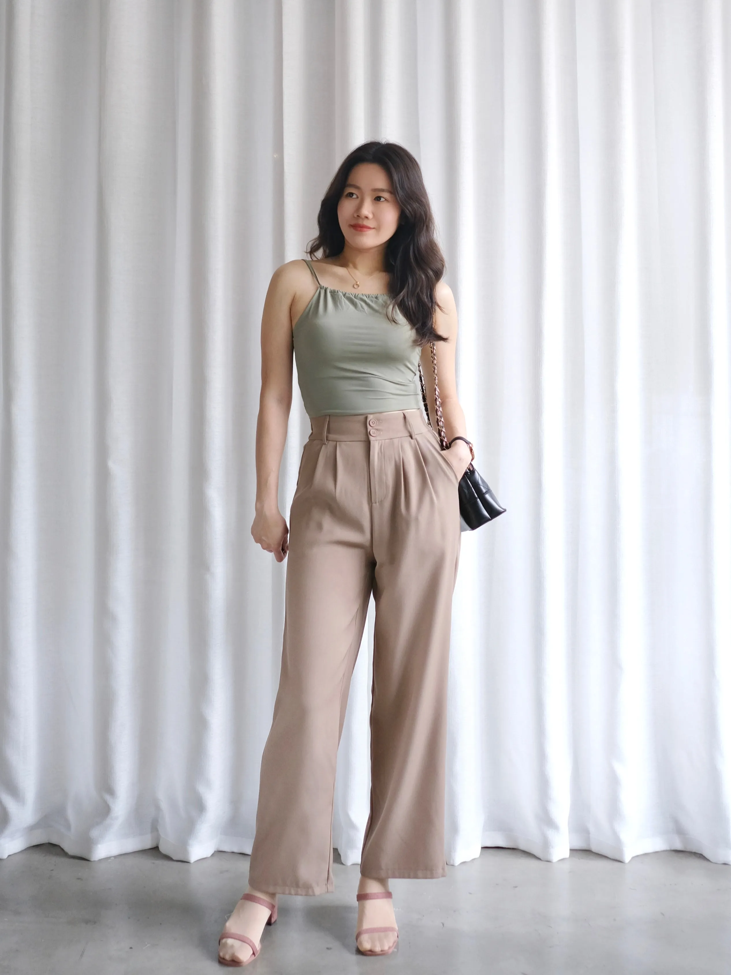 ACEWIN Basic Premium High Waist Trousers (Size S-XL) 501761