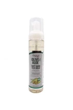 Africa's Best Originals Olive and Aloe Soft Shine Flex Hold Foam Wrap 8.5 oz