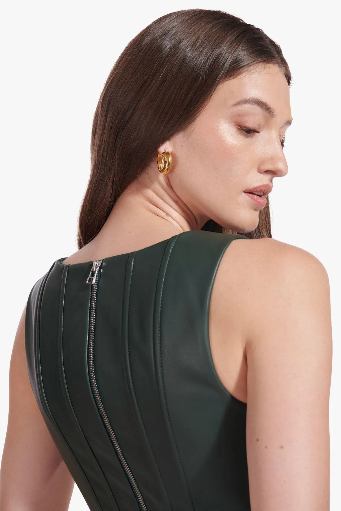 ALICE TOP | CYPRESS VEGAN LEATHER