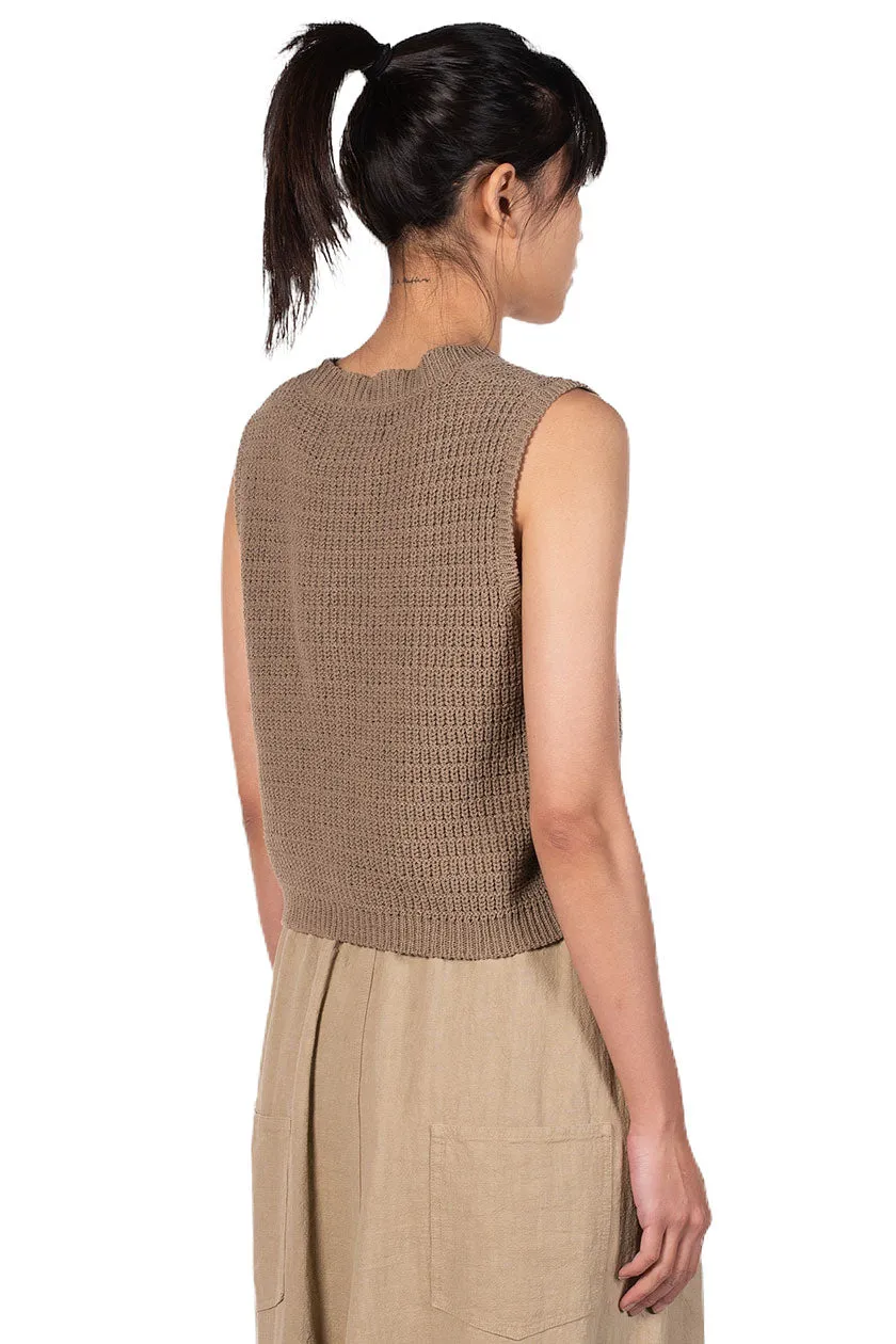 Amber Knit Linen Top