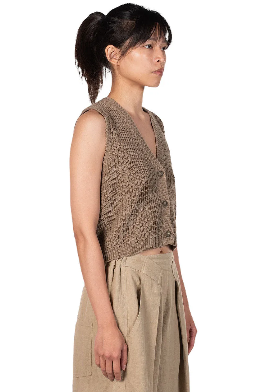 Amber Knit Linen Top