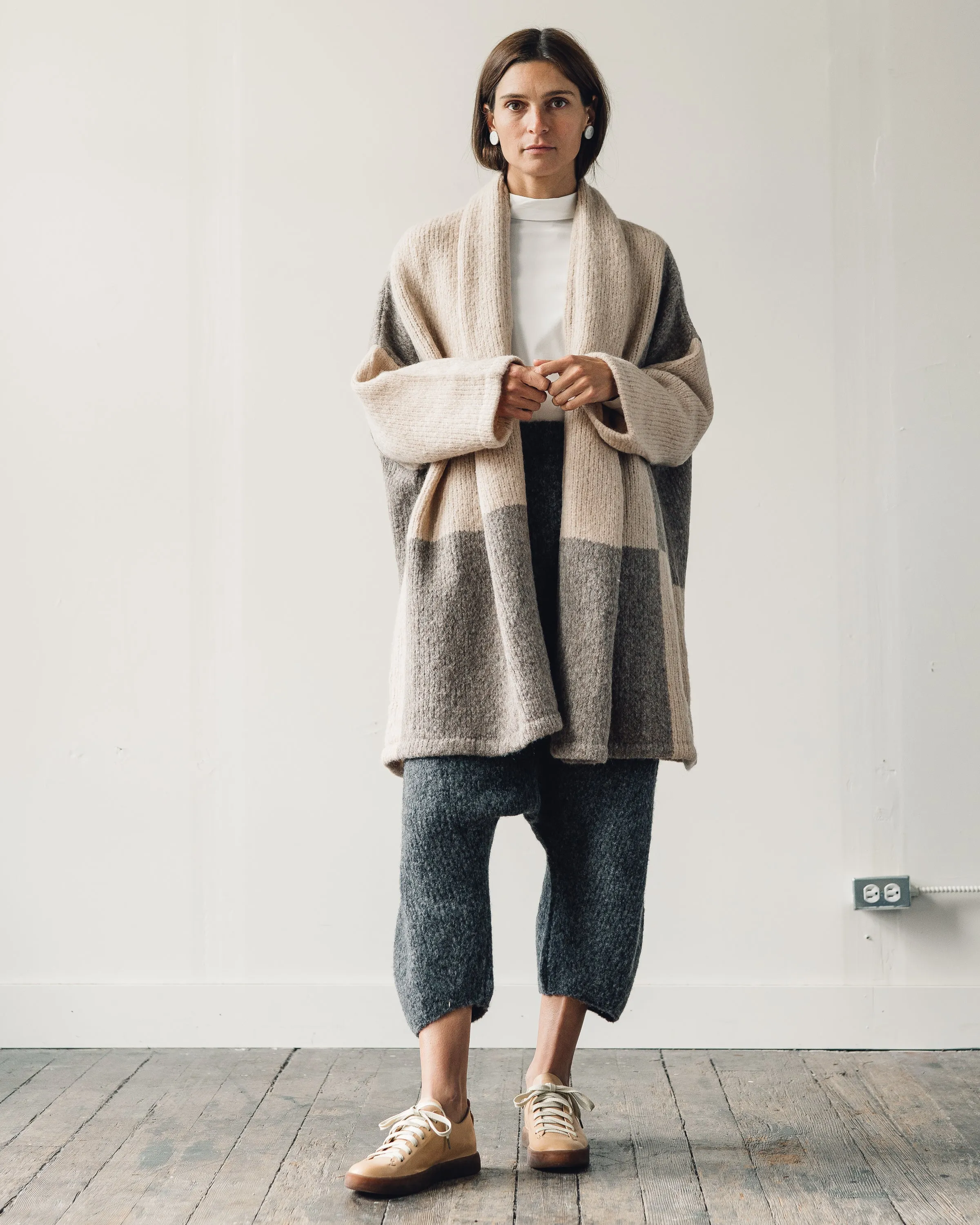 Atelier Delphine Haori Coat Blocking, Grain x Deer