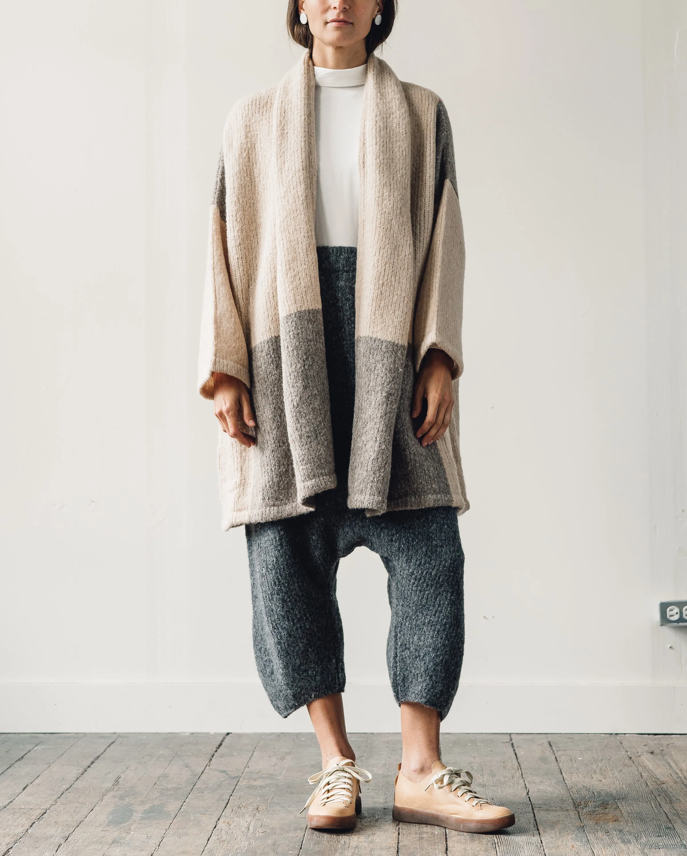 Atelier Delphine Haori Coat Blocking, Grain x Deer