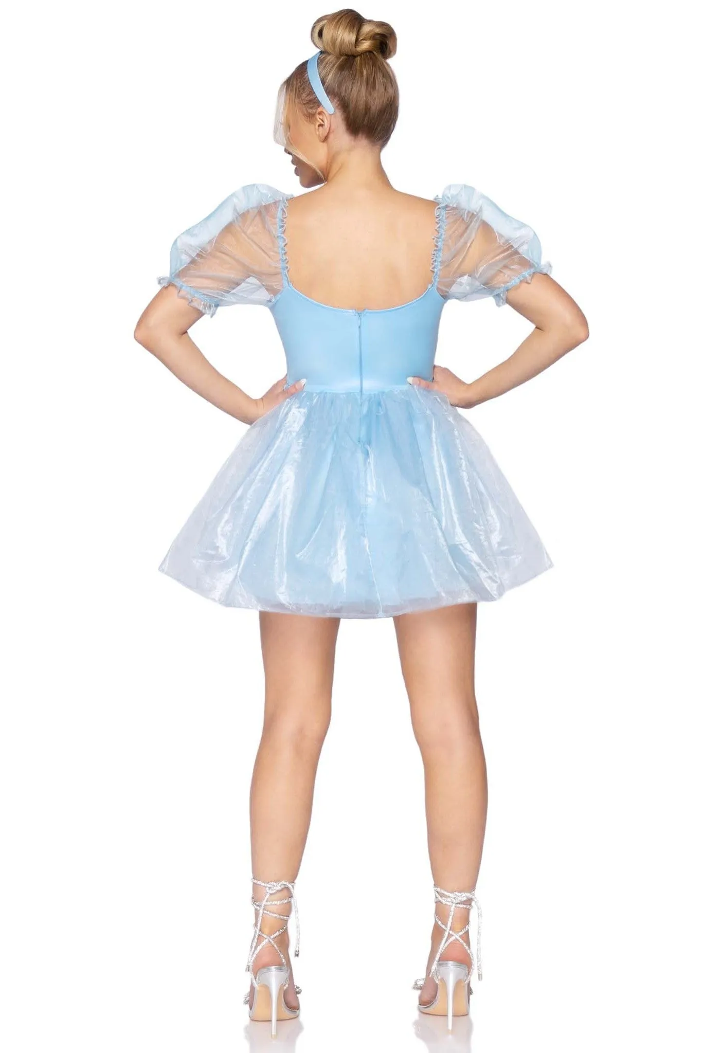 Babydoll Dress w/ Ruffled Sweetheart Neckline