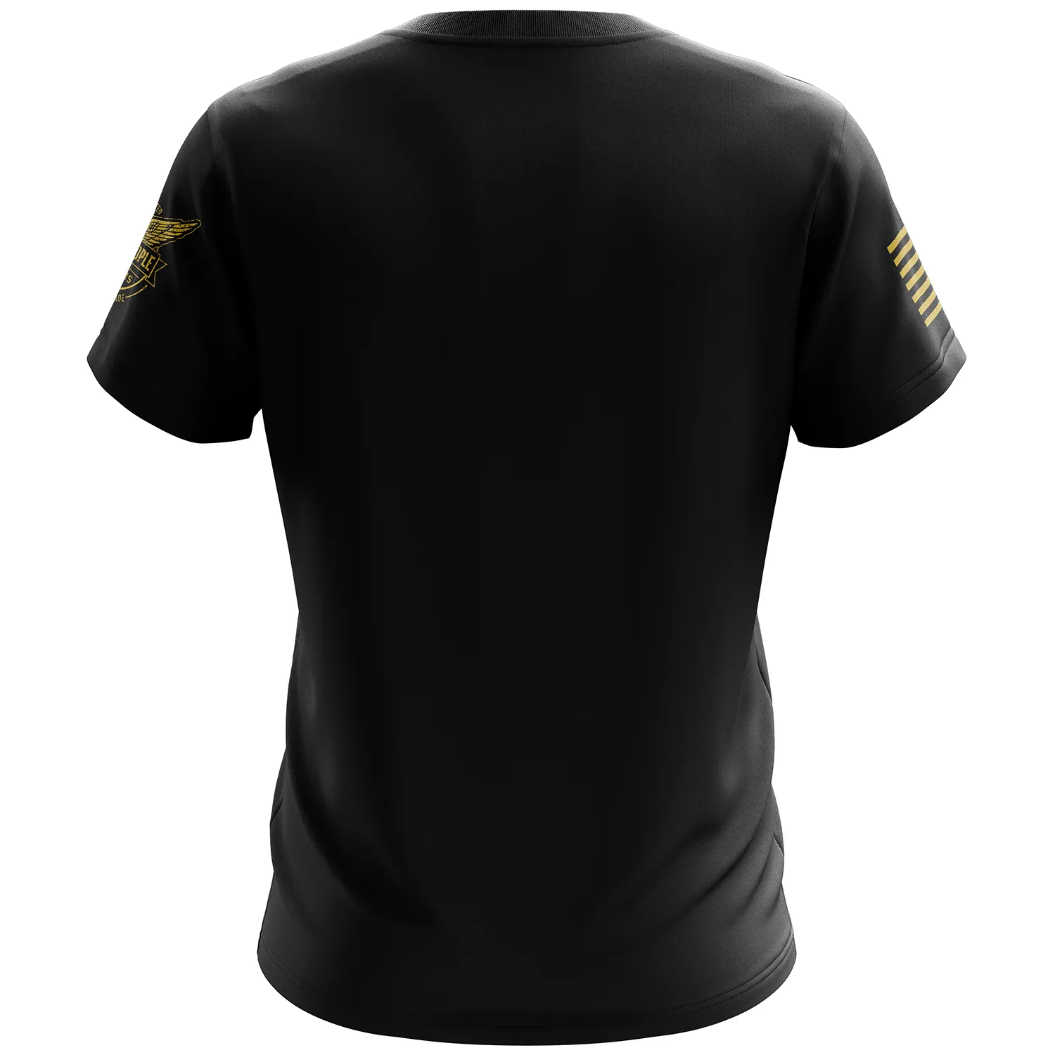 Basic - Black   Gold Short Sleeve Shirt