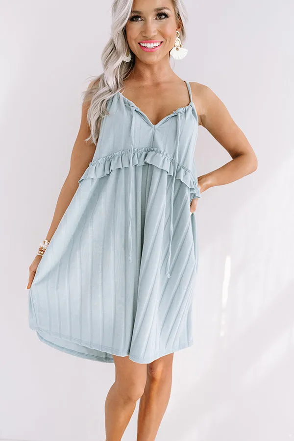 Bayside Babe Babydoll Dress in Limpet Shell