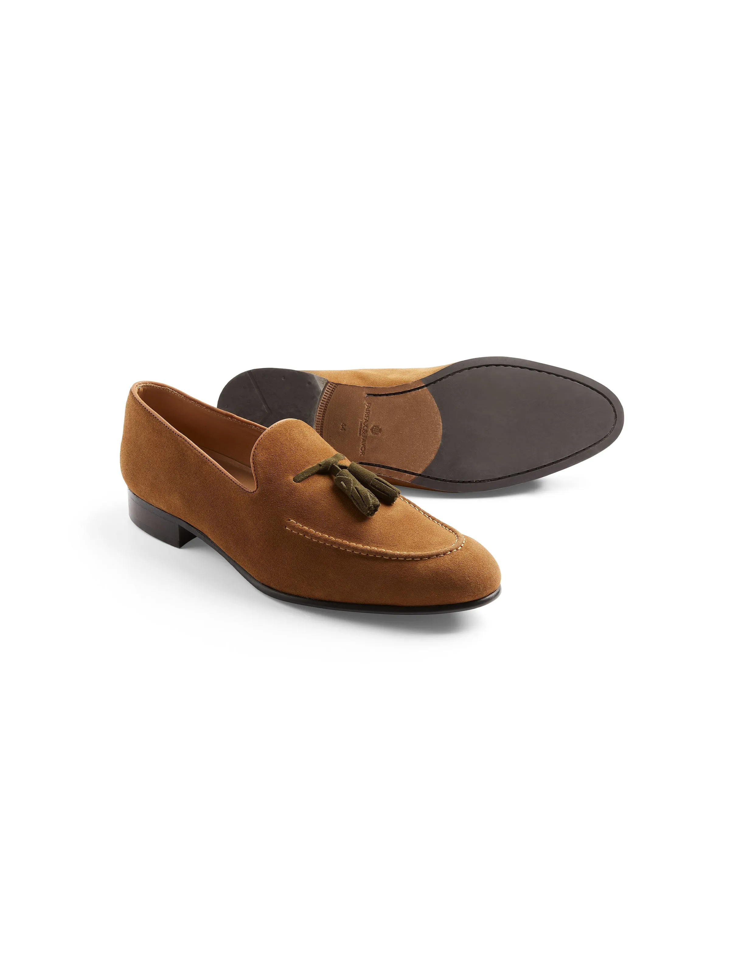 Bedingfeld - Cognac & Olive Suede