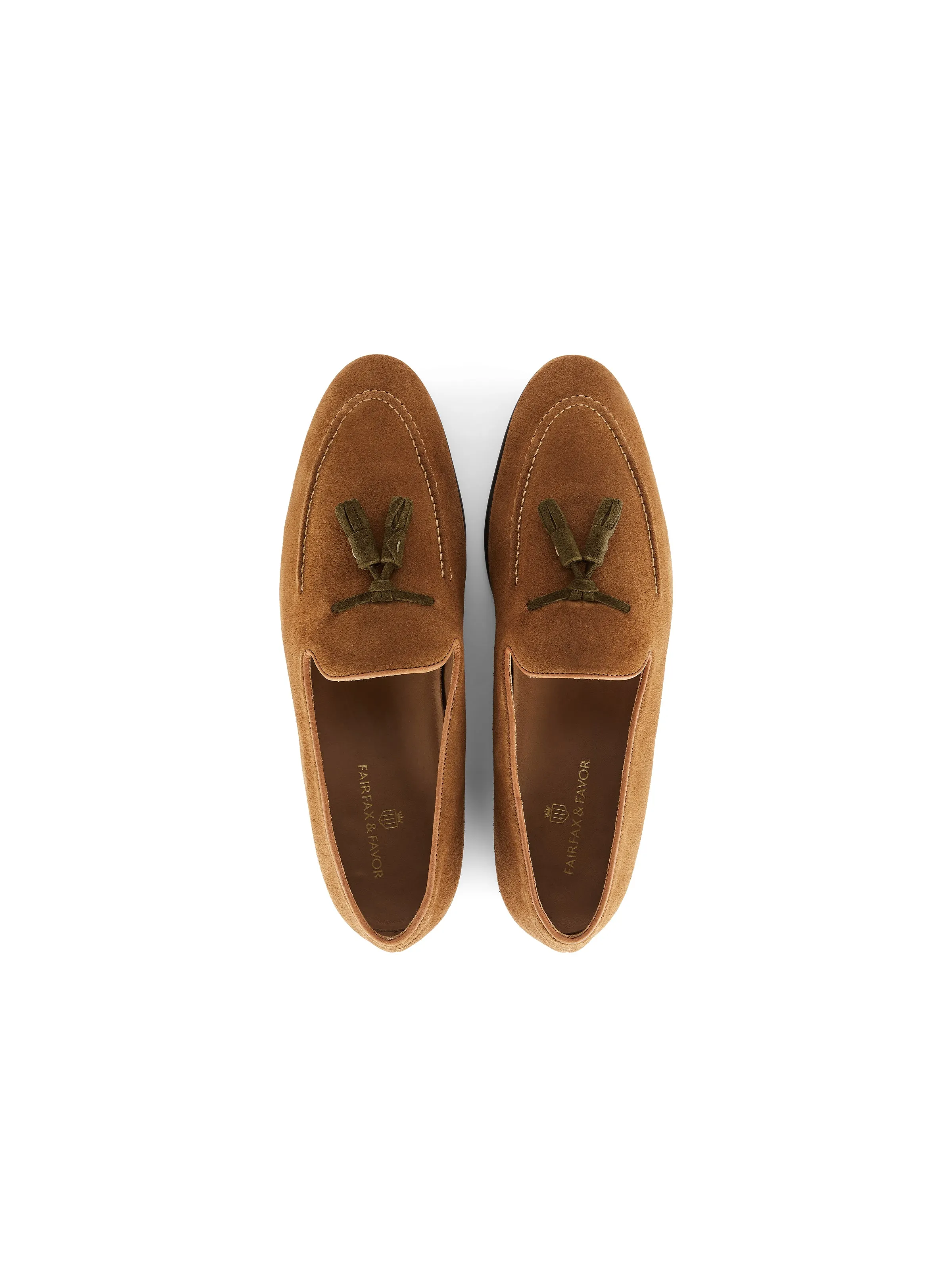 Bedingfeld - Cognac & Olive Suede