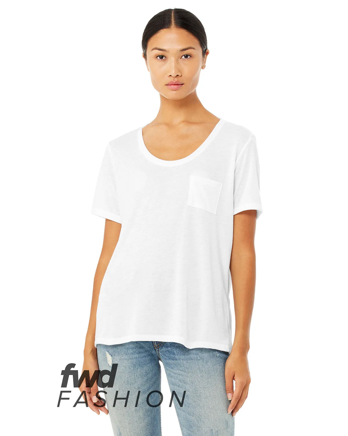 Bella   Canvas FWD Fashion Ladies' Flowy Pocket T-Shirt