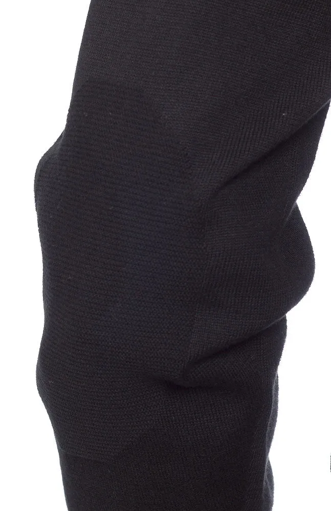 BEN SHERMAN COTTON V-NECK SWEATER BLACK