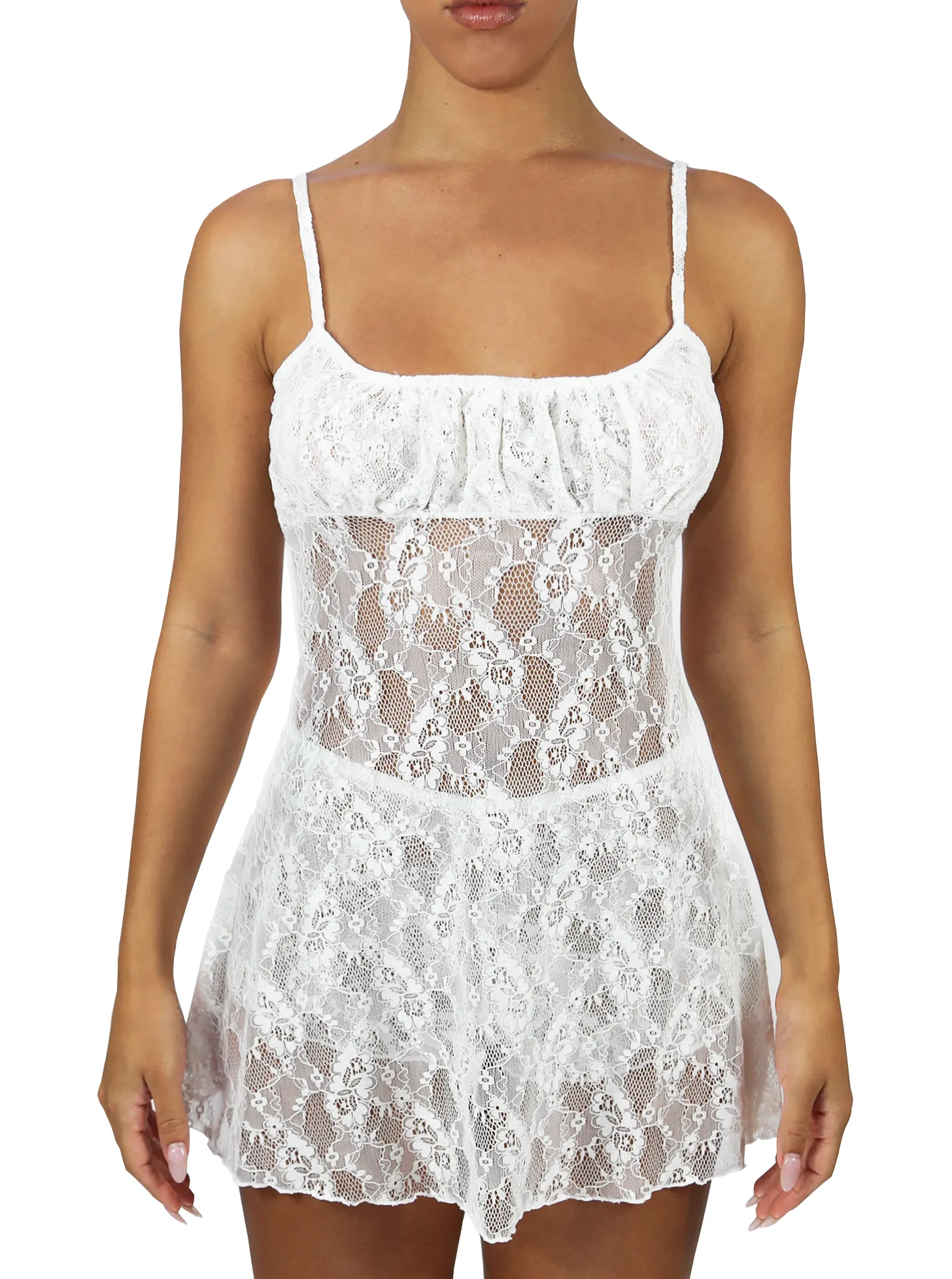 Bisou Babydoll Dress │ Ivory Lace