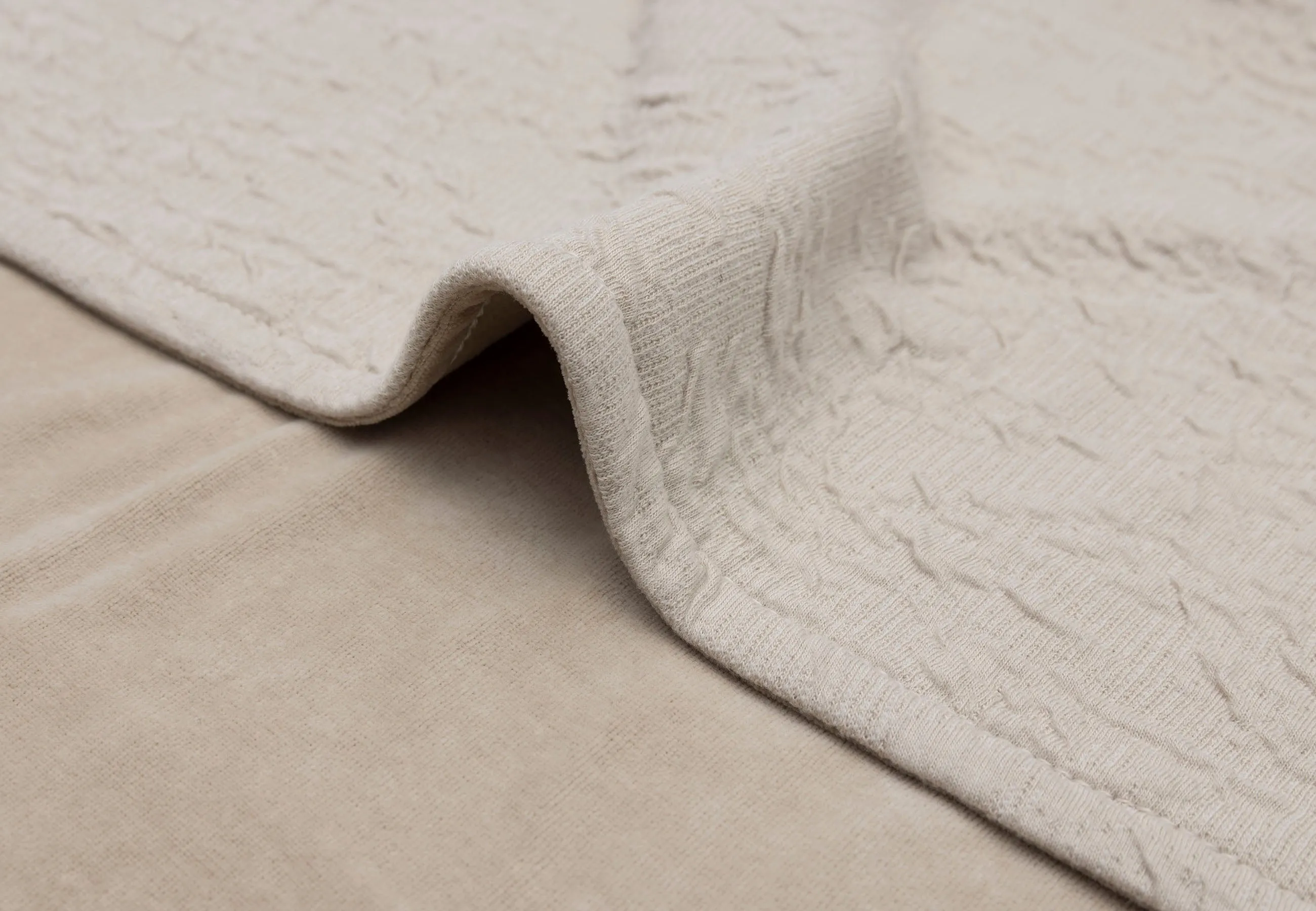 Blanket Cot 100x150cm Soft Waves - Nougat