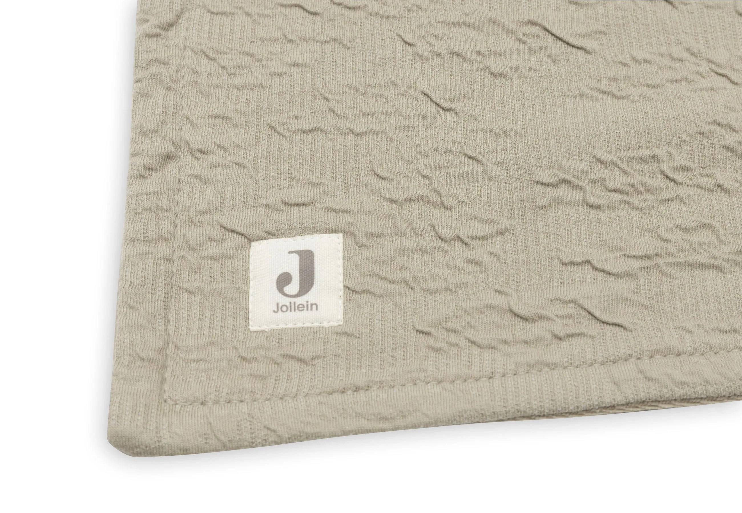 Blanket Cradle 75x100cm Soft Waves - Olive Green