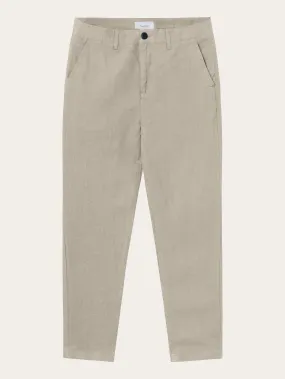 BOB loose linen pant - Light feather gray