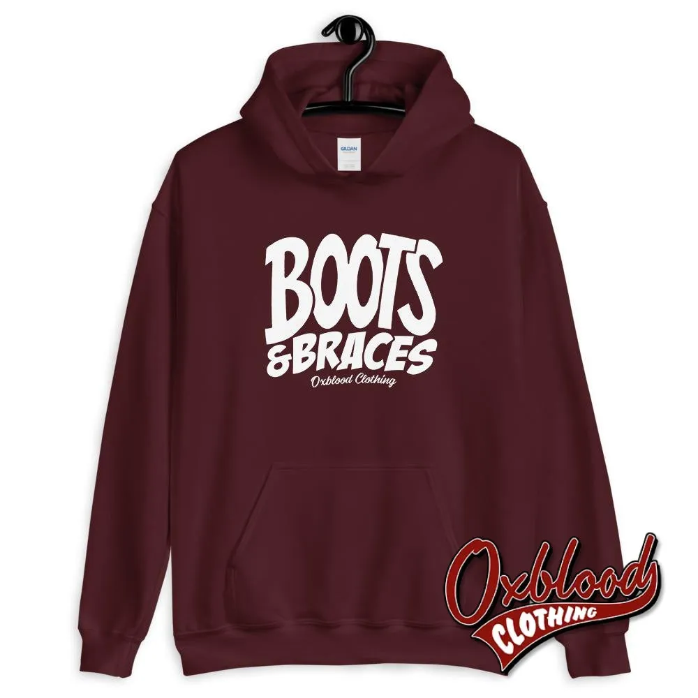 Boots and Braces Hoodie - Oi! Sweatshirt / Street Punk Jumper / Hardcore Sweater