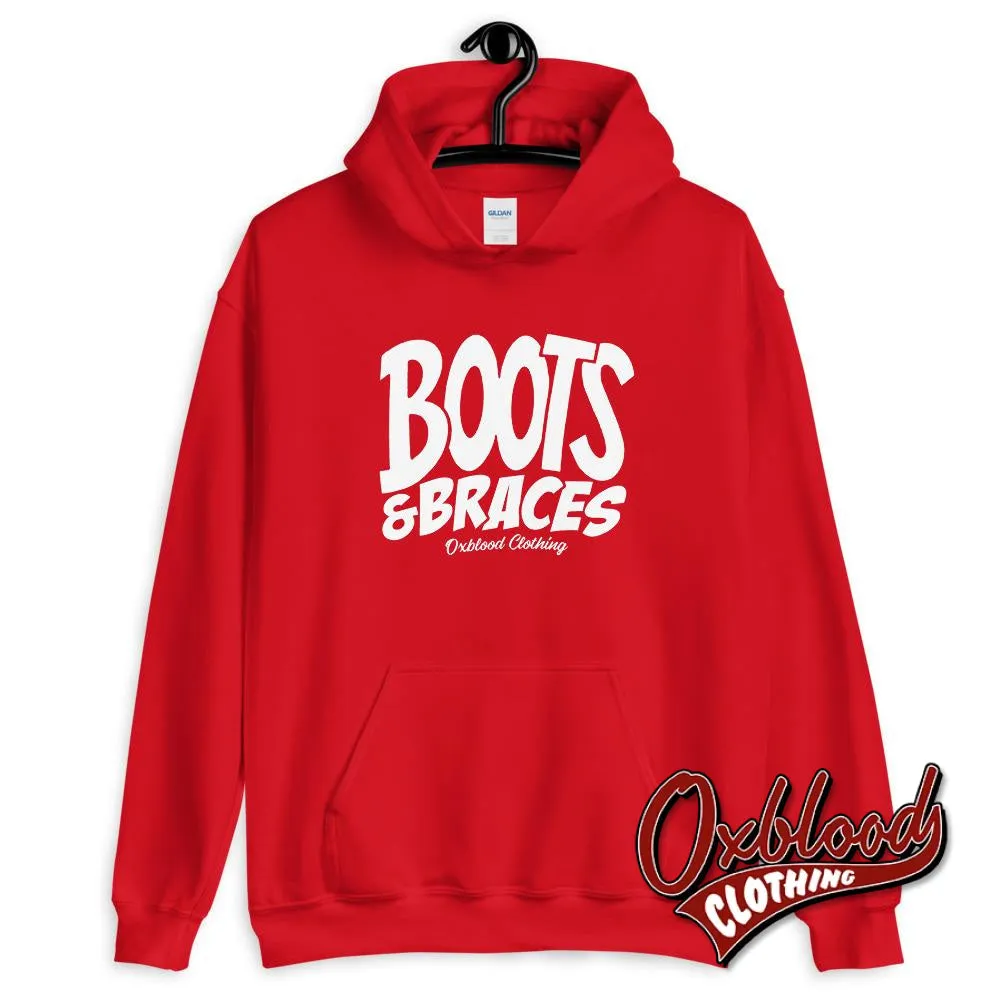 Boots and Braces Hoodie - Oi! Sweatshirt / Street Punk Jumper / Hardcore Sweater