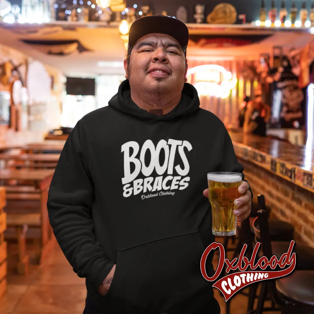 Boots and Braces Hoodie - Oi! Sweatshirt / Street Punk Jumper / Hardcore Sweater