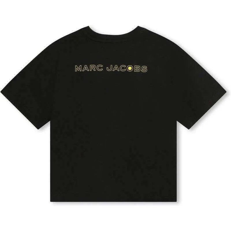 Boys Black Marc Jacobs X Smileyworld T-Shirt