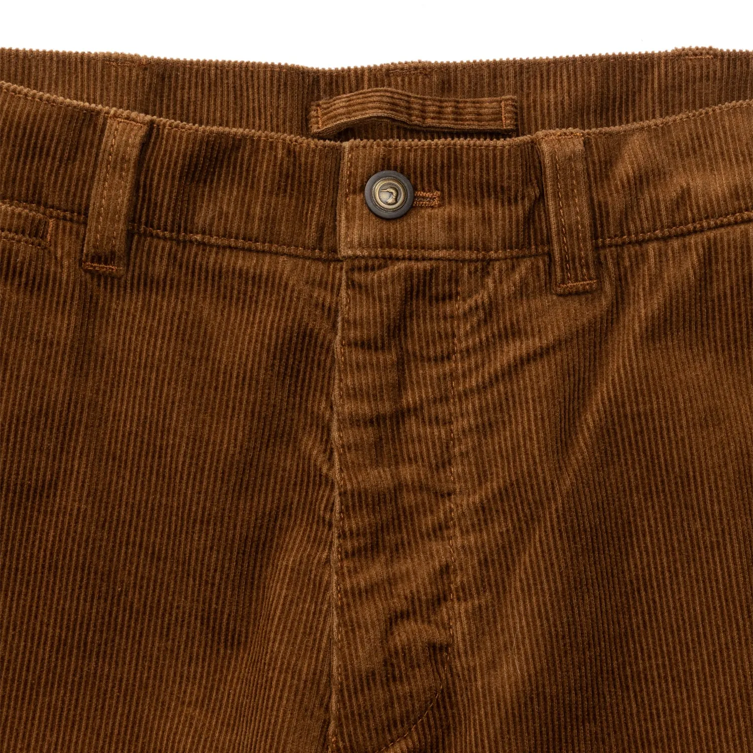 Bradbury Wide-Wale Corduroy Chino - Dark Tobacco