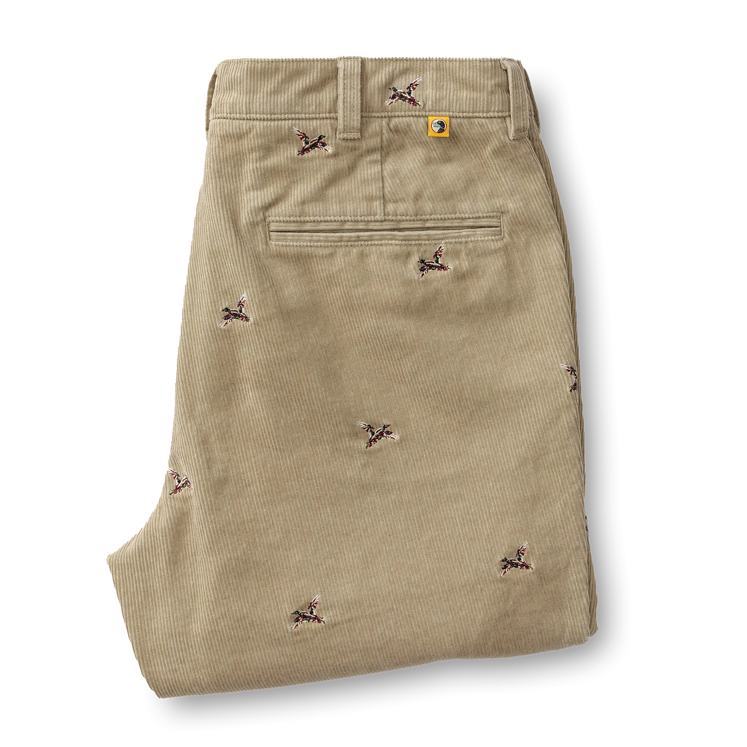 Bradbury Wide-Wale Corduroy Chino - Khaki Emb