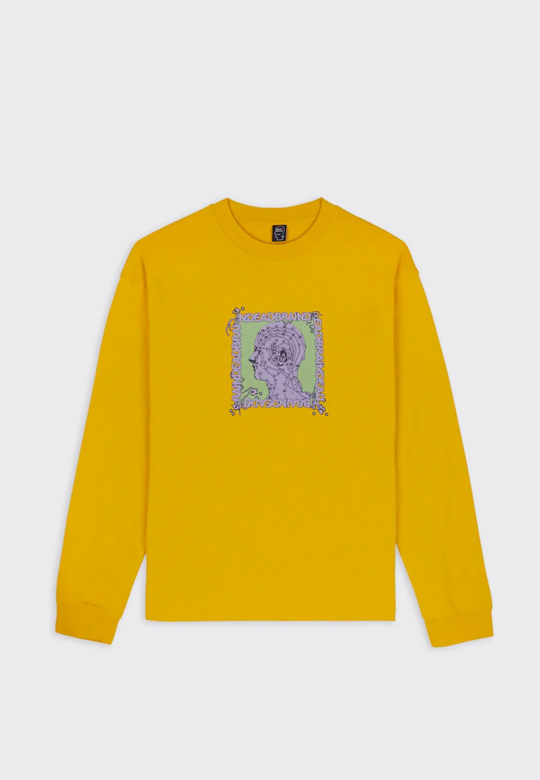 Brain Scanner Long Sleeve T-Shirt - Mustard