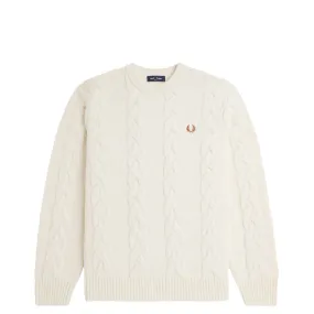 CABLE KNIT JUMPER ECRU