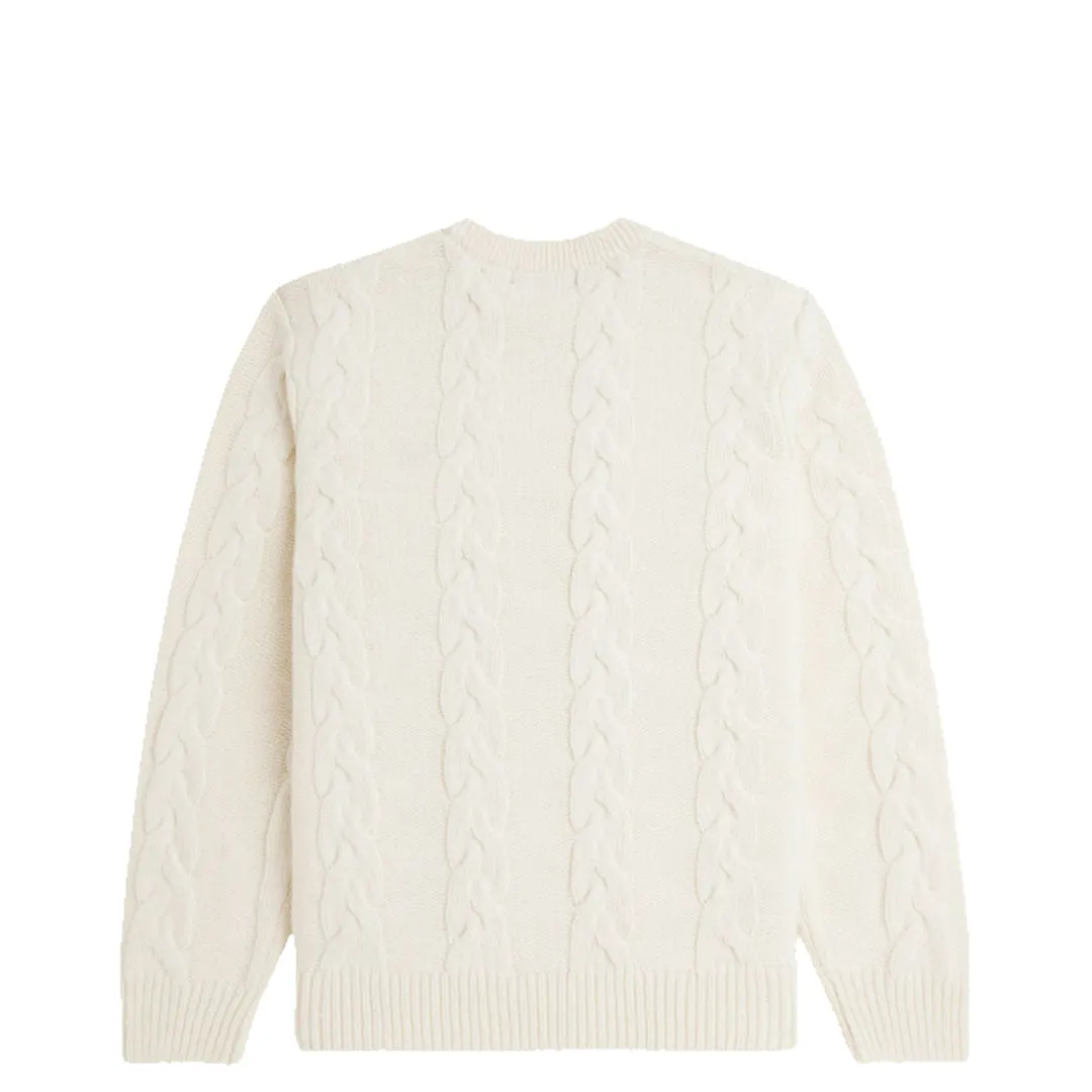 CABLE KNIT JUMPER ECRU