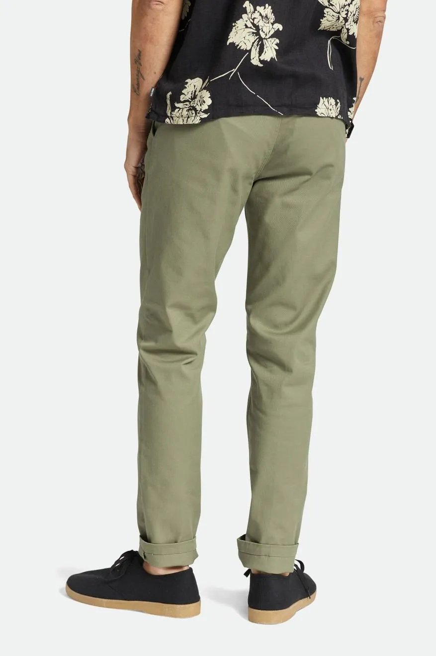 Choice Chino Slim Pant - Olive Surplus