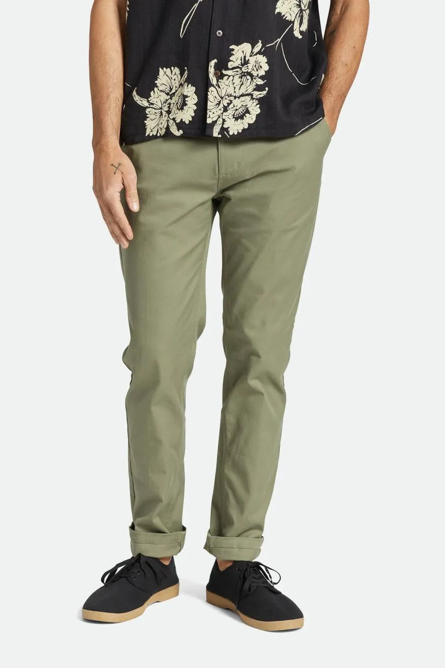 Choice Chino Slim Pant - Olive Surplus