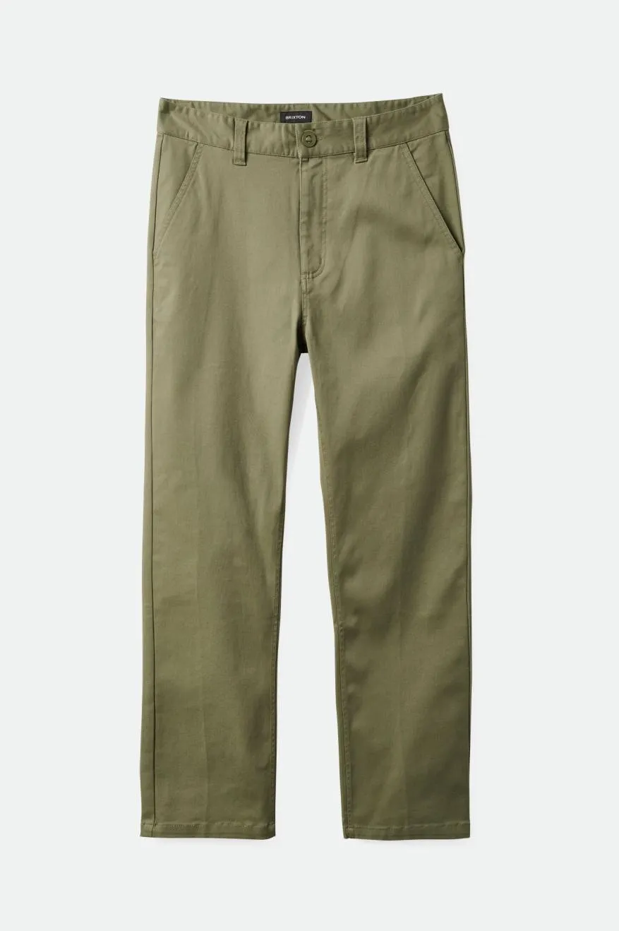 Choice Chino Slim Pant - Olive Surplus