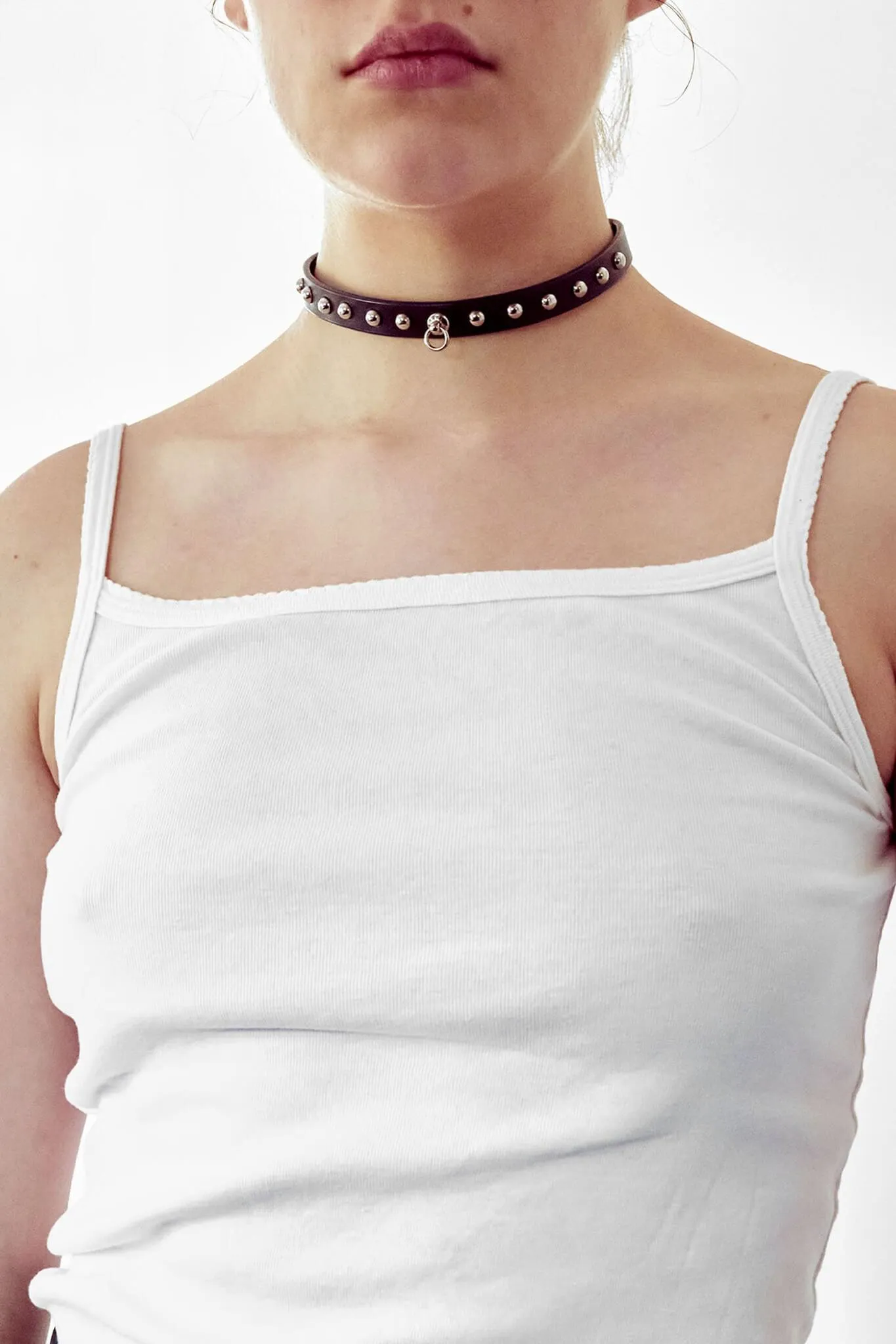 Cocoa Leather Choker