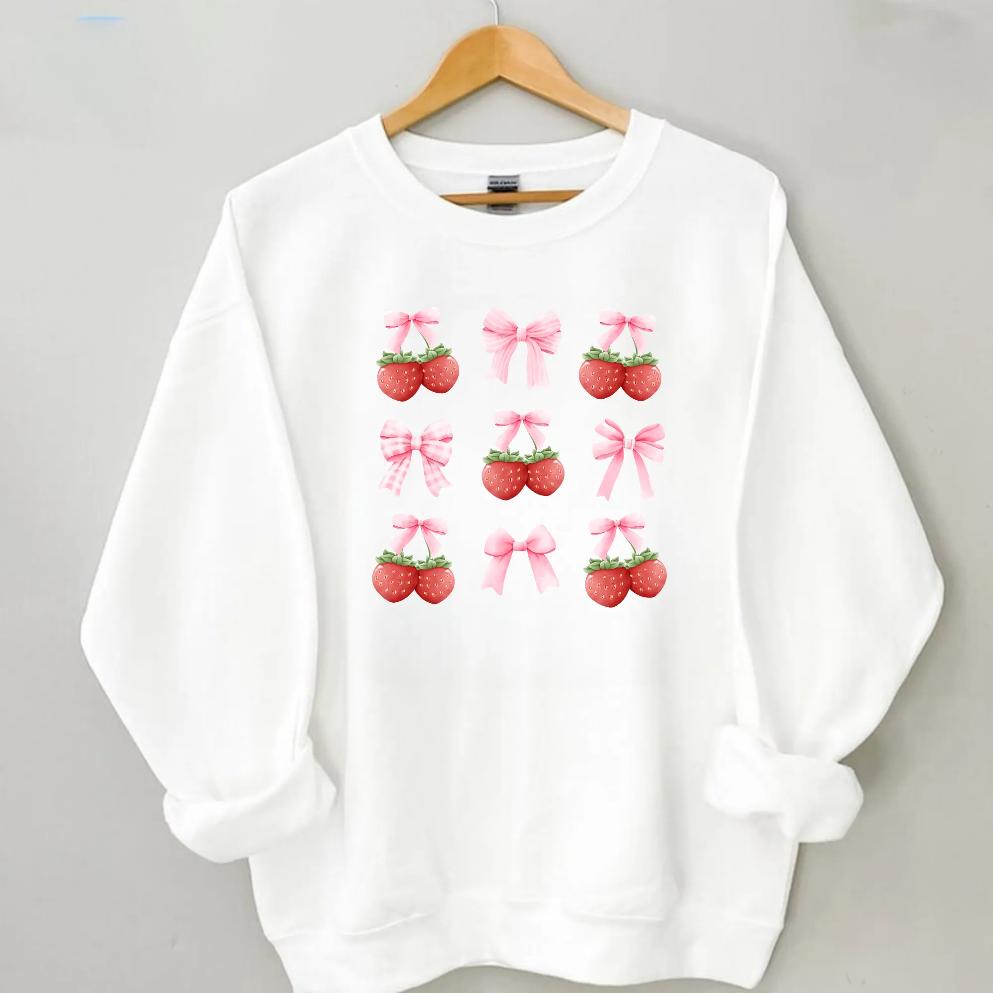 Coquette Strawberry Sweatshirt