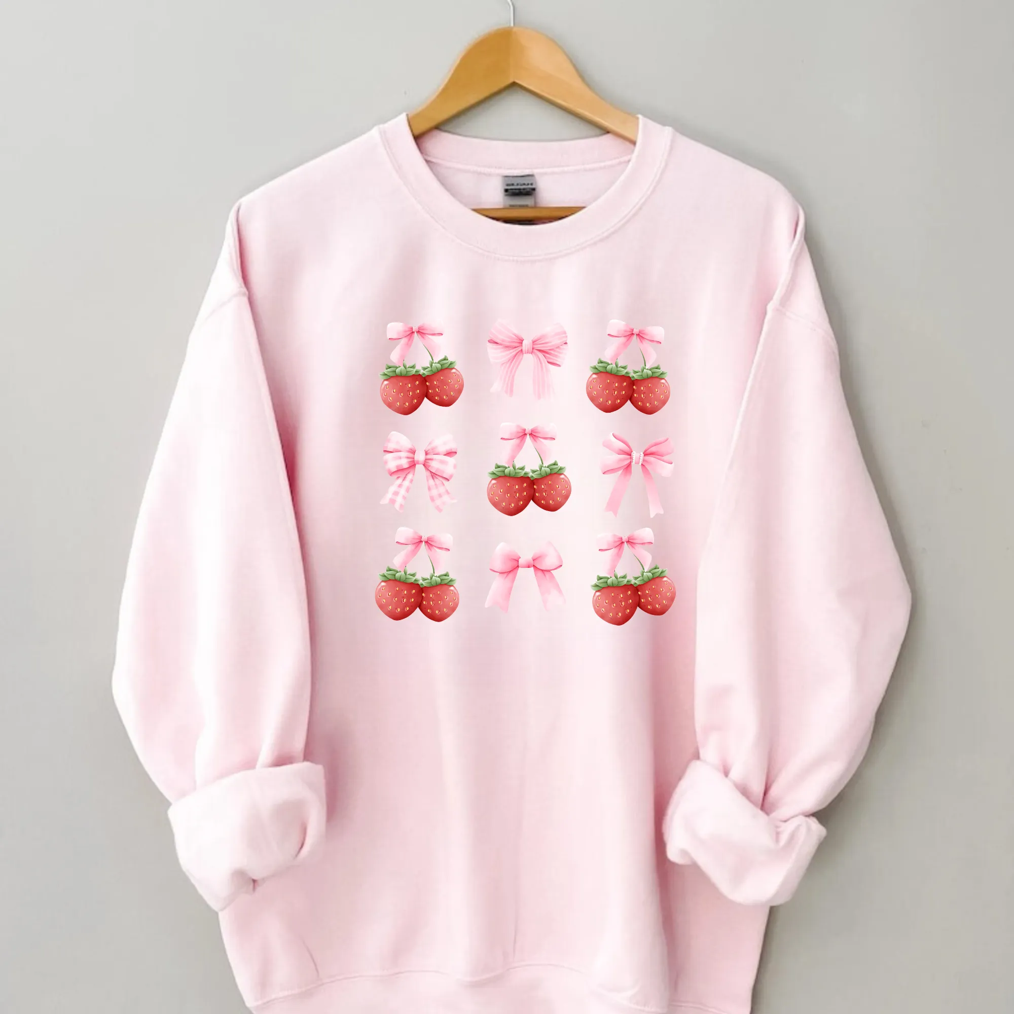 Coquette Strawberry Sweatshirt