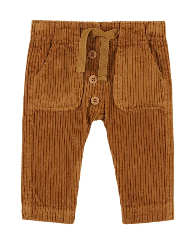 Corduroy Trousers in Kraft