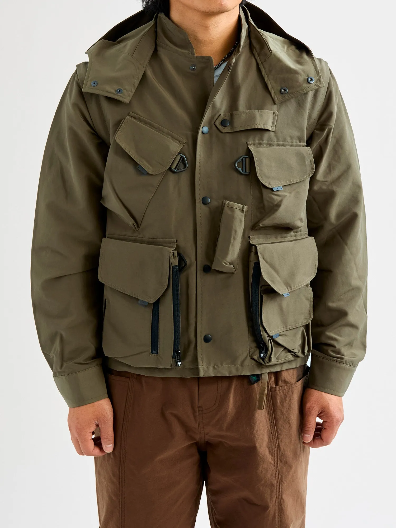 Crossgrain Tenkara Trout Parka in Olive